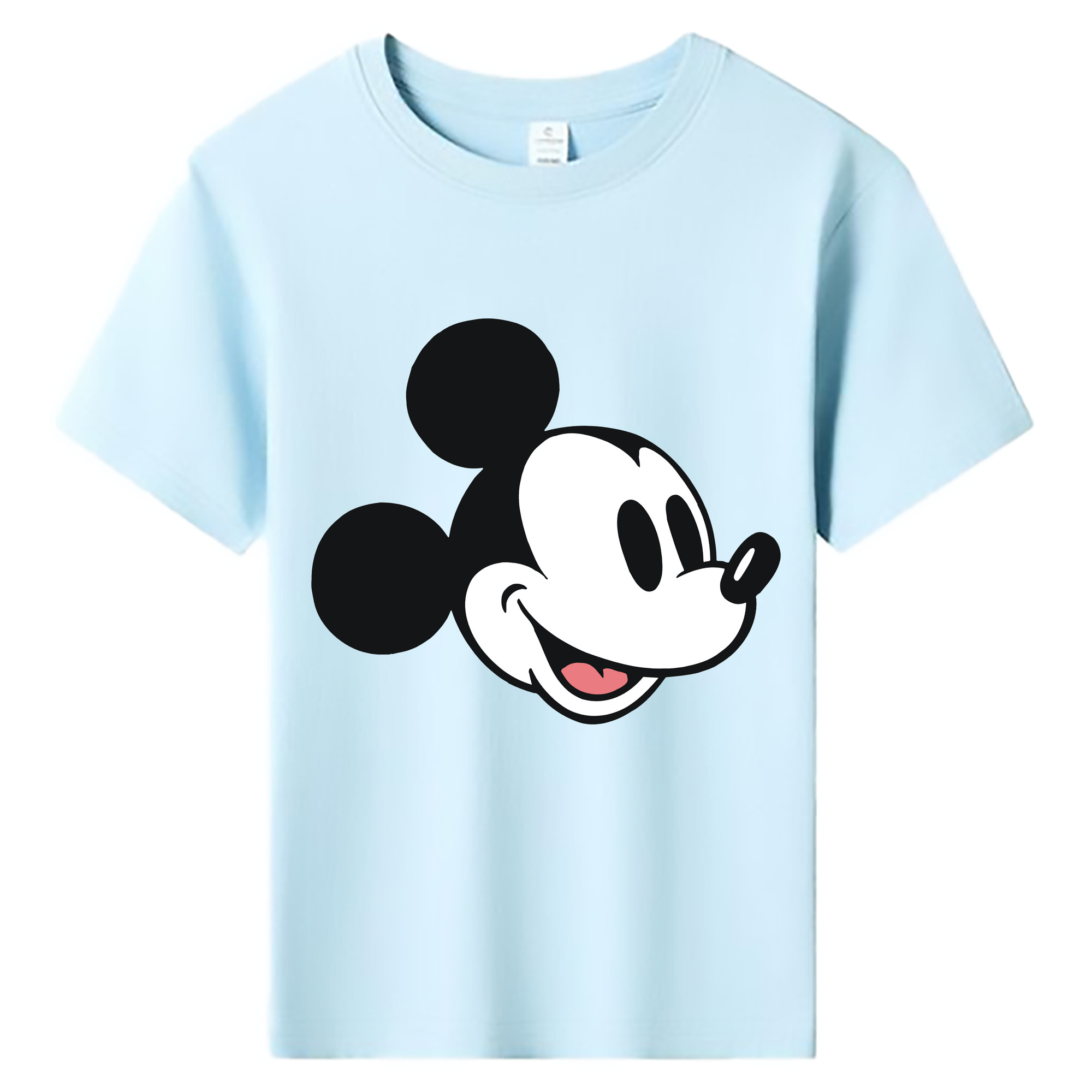 ミッキーマウス Mickey Mouse 綿100％キッズTシャツ（フロントプリント）